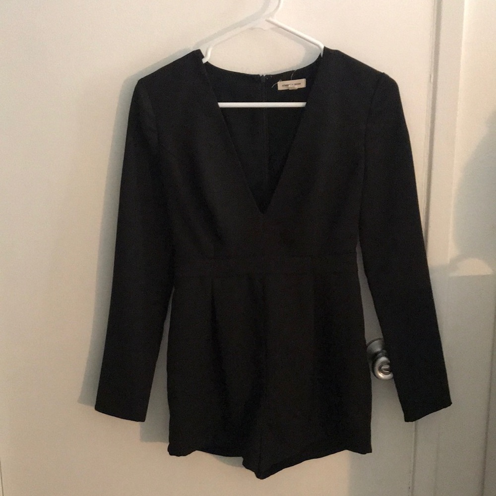 Long sleeve romper.